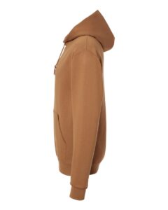 JERZEES 996MR Unisex NuBlend® Hooded Sweatshirt – Golden Pecan (side)
