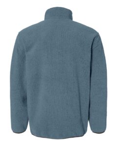 DRI DUCK 7355 Men’s Brooks Sherpa Mountain Fleece – Slate Blue (back)