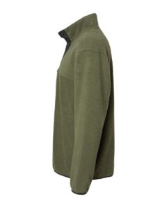DRI DUCK 7355 Men’s Brooks Sherpa Mountain Fleece – Sage (side)