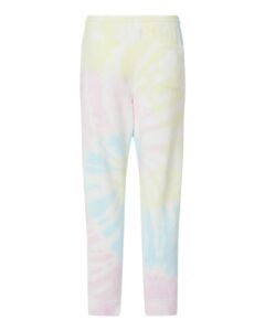 Independent Trading Co. PRM50PTTD Unisex Tie-Dyed Fleece Sweatpants – Tie Dye Sunset Swirl (back)