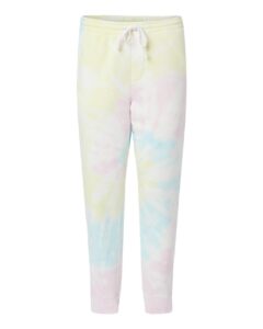 Independent Trading Co. PRM50PTTD Unisex Tie-Dyed Fleece Sweatpants – Tie Dye Sunset Swirl
