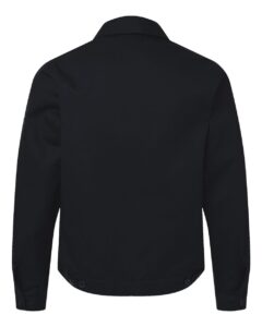 Dickies JT78 Men’s Unlined Industrial Eisenhower Jacket – Black (back)
