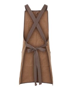 DRI DUCK 1500 Workman’s Apron – Field Khaki/ Tobacco (back)