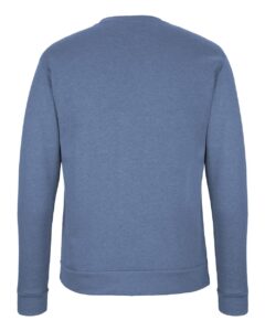 Next Level 9002 Unisex Malibu Crewneck Sweatshirt – Heather Bay Blue (back)
