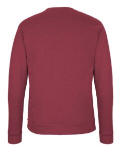 Next Level 9002 Unisex Malibu Crewneck Sweatshirt – Heather Cardinal (back)