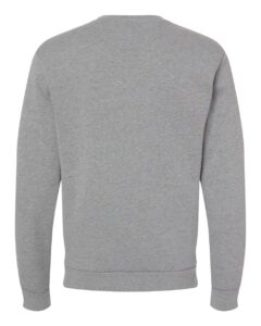 Next Level 9002 Unisex Malibu Crewneck Sweatshirt – Heather Grey (back)