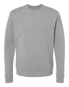 Next Level 9002 Unisex Malibu Crewneck Sweatshirt – Heather Grey
