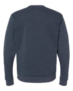 Next Level 9002 Unisex Malibu Crewneck Sweatshirt – Heather Midnight Navy (back)