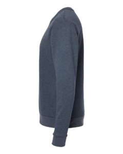 Next Level 9002 Unisex Malibu Crewneck Sweatshirt – Heather Midnight Navy (side)