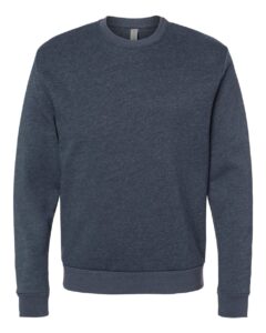 Next Level 9002 Unisex Malibu Crewneck Sweatshirt – Heather Midnight Navy
