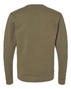 Next Level 9002 Unisex Malibu Crewneck Sweatshirt – Heather Military Green (back)