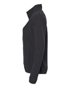 Adidas A268 Women’s Wind Resistant Full-Zip Jacket – Black/ Black (side)