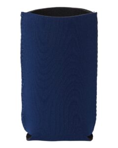 Liberty Bags FT007SC 12 oz. Neoprene Slim Can and Bottle Holder – Navy (back)