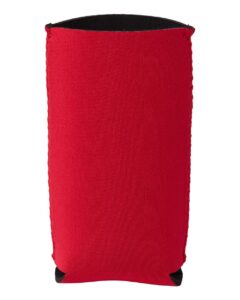 Liberty Bags FT007SC 12 oz. Neoprene Slim Can and Bottle Holder – Red