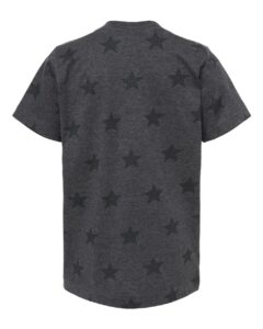 Code Five 2229 Youth Star Print Tee – Smoke Star (back)