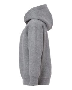 Rabbit Skins 3326 Toddler Pullover Fleece Hoodie – Granite Heather (side)
