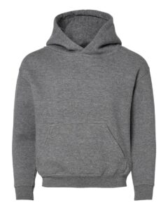 LAT 2296 Youth Hoodie Sweatshirt – Granite Heather