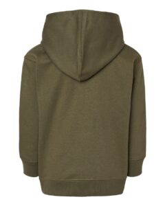 Rabbit Skins 3326 Toddler Pullover Fleece Hoodie – Military Green (back)