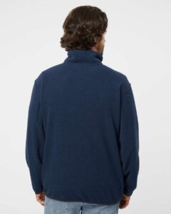 DRI DUCK 7355 Men’s Brooks Sherpa Mountain Fleece – Deep Blue (on model back)