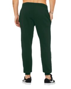 BELLA + CANVAS 3727 Unisex Sponge Fleece Joggers – Forest (back)