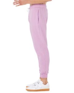 BELLA + CANVAS 3727 Unisex Sponge Fleece Joggers – Lilac (on model side)