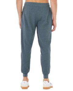 BELLA + CANVAS 3727 Unisex Sponge Fleece Joggers – Heather Slate (back)