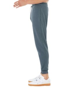 BELLA + CANVAS 3727 Unisex Sponge Fleece Joggers – Heather Slate (side)