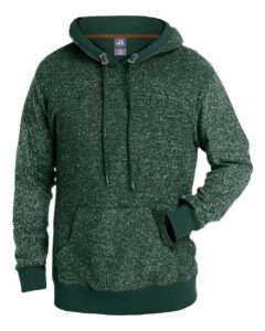 J. America 8711 Men’s Aspen Fleece Hooded Sweatshirt – Forest Speck