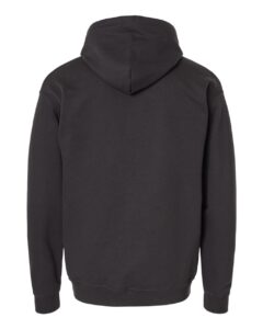 Hanes RS170 Unisex Perfect Sweats Hooded Sweatshirt – Black (back)