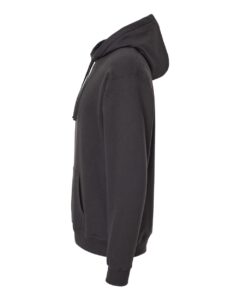 Hanes RS170 Unisex Perfect Sweats Hooded Sweatshirt – Black (side)