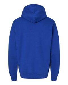 Hanes RS170 Unisex Perfect Sweats Hooded Sweatshirt – Deep Royal (back)