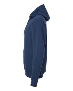 Hanes RS170 Unisex Perfect Sweats Hooded Sweatshirt – Navy (side)