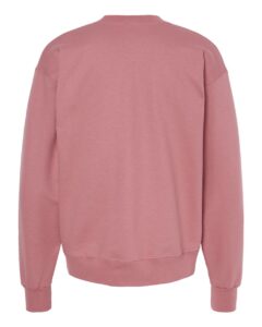 Hanes F260 Unisex Ultimate Cotton® Crewneck Sweatshirt – Mauve (back)