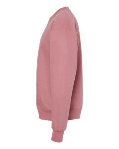 Hanes F260 Unisex Ultimate Cotton® Crewneck Sweatshirt – Mauve (side)