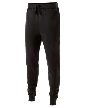 Holloway 229548 Unisex Fleece Joggers – Black