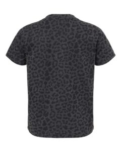 Rabbit Skins 3321 Toddler Fine Jersey Tee – Black Leopard (back)