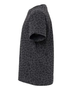 Rabbit Skins 3321 Toddler Fine Jersey Tee – Black Leopard (side)