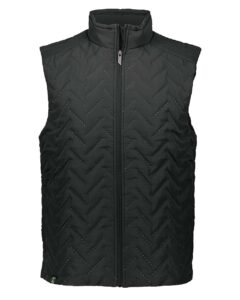 Holloway 229513 Men’s Repreve® Eco Quilted Vest – Black