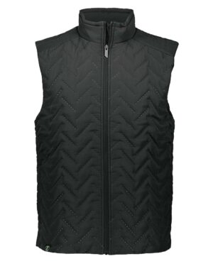 Holloway 229513 Men’s Repreve® Eco Quilted Vest – Black