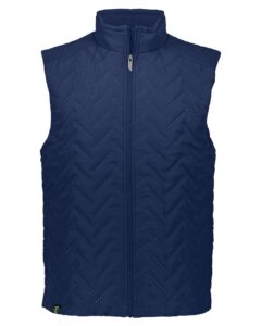 Holloway 229513 Men’s Repreve® Eco Quilted Vest – Navy