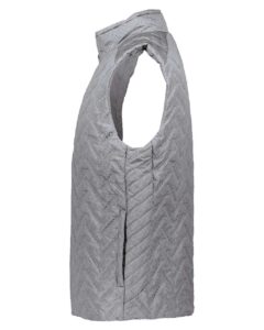 Holloway 229513 Men’s Repreve® Eco Quilted Vest – Tundra Haze Print (side)