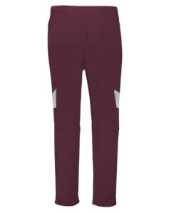 Holloway 229580 Men’s Limitless Sweatpants – Maroon/ White (back)