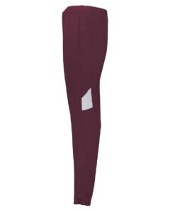 Holloway 229580 Men’s Limitless Sweatpants – Maroon/ White (side)