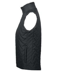 Holloway 229713 Women’s Repreve® Eco Quilted Vest – Black (side)
