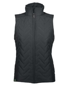 Holloway 229713 Women’s Repreve® Eco Quilted Vest – Black