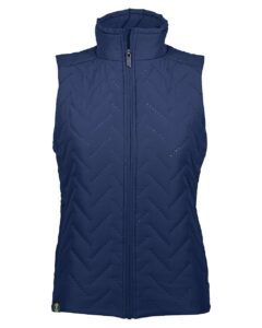 Holloway 229713 Women’s Repreve® Eco Quilted Vest – Navy