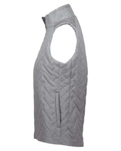 Holloway 229713 Women’s Repreve® Eco Quilted Vest – Tundra Haze Print (side)