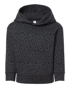 Rabbit Skins 3326 Toddler Pullover Fleece Hoodie – Black Leopard