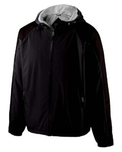 Holloway 229111 Men’s Homefield Hooded Jacket – Black