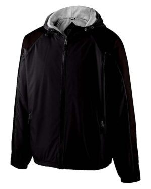 Holloway 229111 Men’s Homefield Hooded Jacket – Black